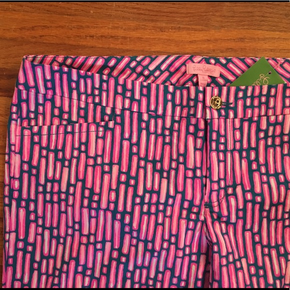 Lilly Pulitzer Kelly Pant Slathouse Mandevilla P - Picture 4 of 8